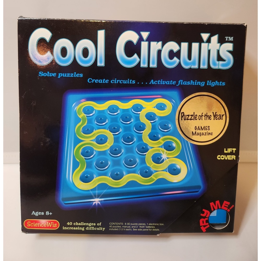 New! Cool Circuits Electronic Puzzle Game STEM Fun Game!
